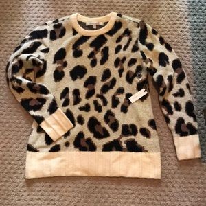 Lovers and Friends leopard print sweater
